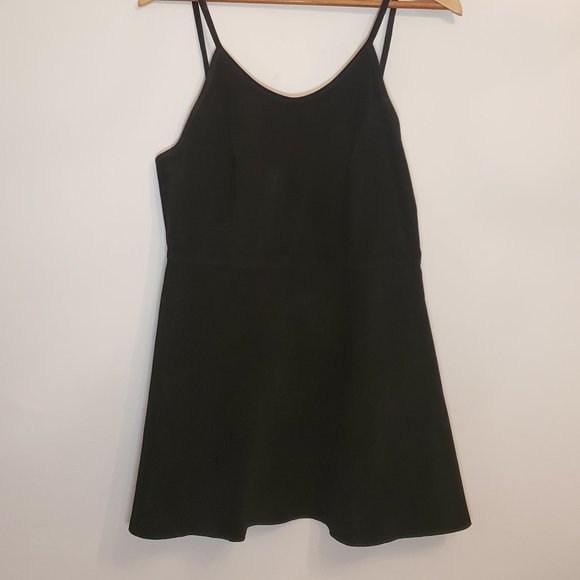 Black Suede Mini dress - Picture 1 of 6